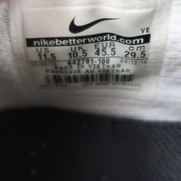 Nike Shoes Mens 11.5 Athletic Trainer Flex 2014 Run Sport Sneaker Active Comfort - Picture 4 of 14